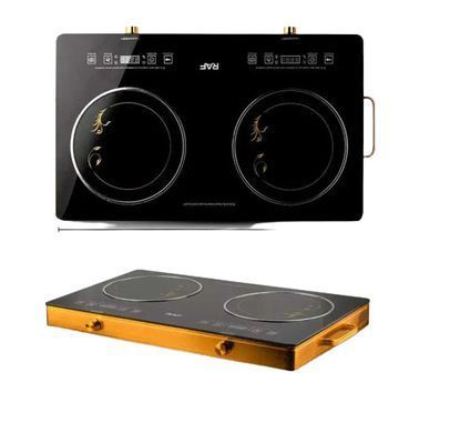 Інфрачервона плита електрична на 2 конфорки RAF 8088 2 дисплеї 4800W