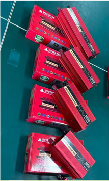 Перетворювач напруги інвертор UKC SSK 1000W AC/DC 12V-220V золотий