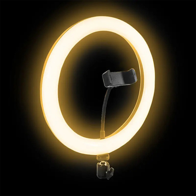Кільцева LED лампа LC-330 (1 крепл.тел.) (USB) (33см)