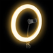 Кільцева LED лампа LC-330 (1 крепл.тел.) (USB) (33см)