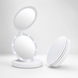 Зеркало с LED подсветкой круглое Large LED Mirror (складное, 5X)