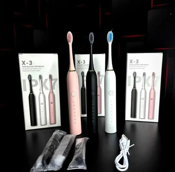 Зубна щітка Sonic Toothbrush X-3 звукова електрична