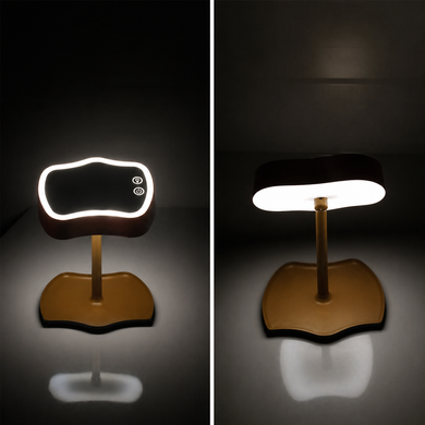 Зеркало с подсветкой и подставкой mirron lamps (w-58)
