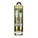 Кабель Hoco U14 Steel man Micro charging cable Gold
