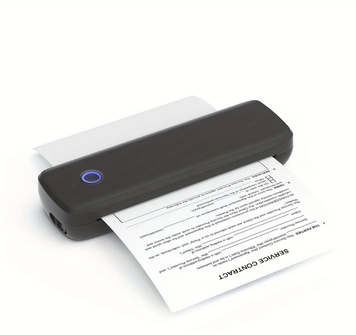 Термопринтер портативний (M15) (+рулон термопапіру А4, АРР, Bluetooth, акумулятор)