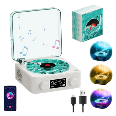 Колонка Bluetooth з нічником &mdash; вініловий програвач Waves. zar88