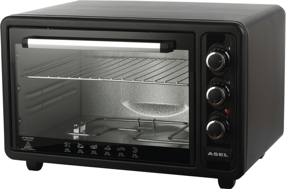 Духовка ASEL AF-0123 (40-23) чорна