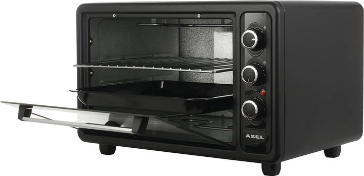 Духовка ASEL AF-0123 (40-23) чорна