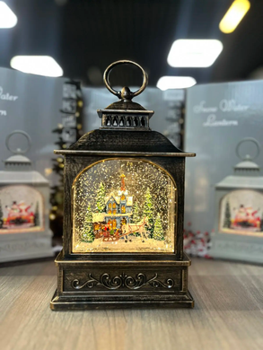 Новогодний музыкальный фонарь ночник с подсветкой Xmas 24072D