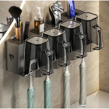 Тримач для зубної щітки 4 чашки Storage Shelf AND-76-10-45PCS