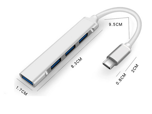Хаб USB-хаб AC-500 Type-C to RJ45+HDMI USB cable AND 2-11