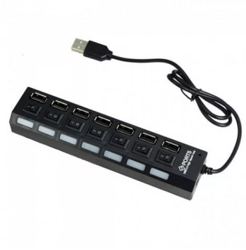 USB HUB Power Button ; USB 2.0 To 7 USB