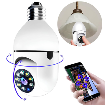 Бездротова IP-камера в плафон 4 mp ICEE E-smarter E27 Full-HD AND R10I