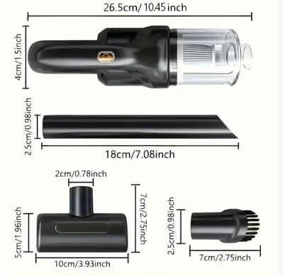 Автомобильный беспроводной пылесос Car vacuum cleaner AND XL-1452