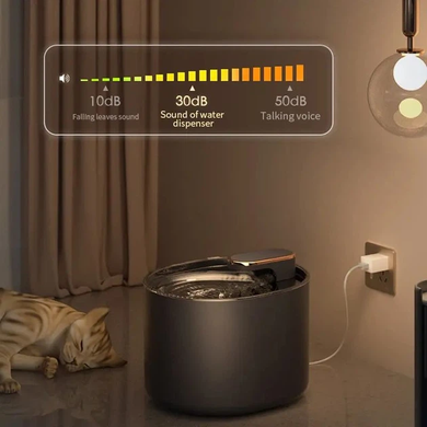 Автоматична напувалка для тварин 3л фонтан для котів та собак Pet water dispenser UKC зі змінним фільтром