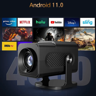 Проектор для фильмов, игр, домашний кинотеатр подарок HCS350 pro AND HA-196