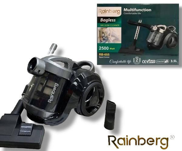 Пилосос Rainberg RB-655 колбовий з турбощіткою 3,5L - 2500W