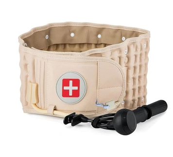 Пневматичний пояс-корсет для спини Spinal Air Traction Waist Belt Brace, поперековий