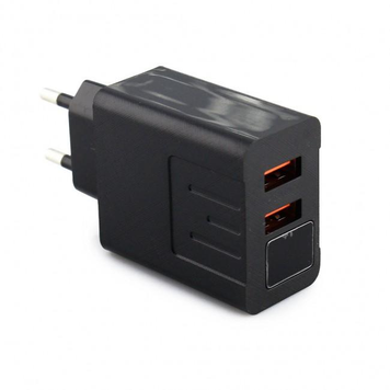 Зарядний пристрій 2 usb (A-14) with Digital Display CX QC03