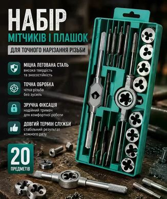 Плашки для нарезания резьбы Стальные плашки и метчики