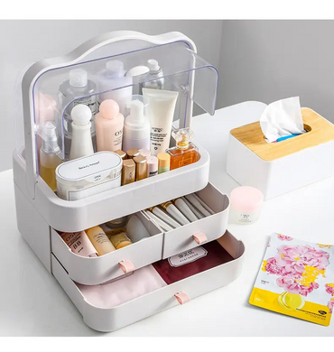 Органайзер для косметики настольный Бокс для хранения макияжа Cosmetic Storage Box LD