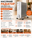 Масляный радиатор 2500W