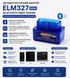 Діагностичний сканер OBD2 ELM327 Mini Bluetooth
