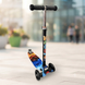 Самокат Scooter с подсветкой колес для девочки и мальчика синий