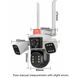 Камера IP наблюдения Wifi 16 Мп 10-Х ZOOM уличная поворотная