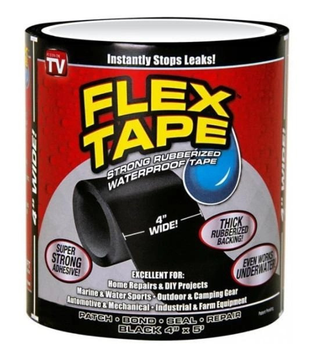 Клейка водонепроникна скотч-стрічка Flex Tape 1,3м