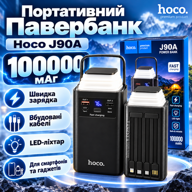 Портативний ПоверБанк Hoco 100000 mAh