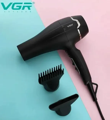Мощный электрический высокоскоростной профессиональный фен для волос VGR V-450 2400 Вт