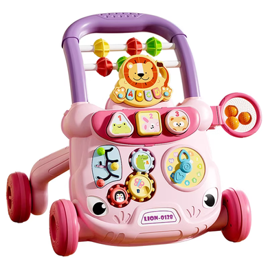 Дитячі ходунки - каталка з розвиваючим центром Рожевий MA570pink