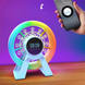 Аккумуляторный ночник-Bluetooth колонка с часами, будильником и RGB подсветкой Карусель