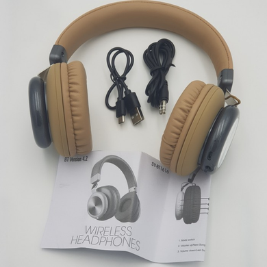 беспроводные наушники с микрофоном Bluetooth гарнитура с MP3 FOKS SY-BT1616