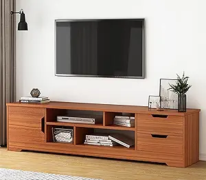 Стінка у вітальню під TV (STL-MD 81) (Г30/Ш140/В41) (КОРИЧНЕВА)