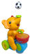 Интерактивная игрушка слоник музыкальный ORANGE