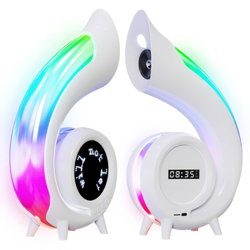 Кольоровий Настільний Bluetooth-Колонка Нічний G69 Pro LED Lyrics Екран RGB