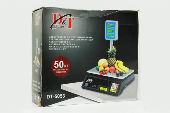 Весы торговые электронные DT Smart DT-5053 до 50 кг
