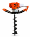 Бензиновый мотобур 52СС (ямобур) Earth Auger + БУР / Двухтактный бензиновый мотобур