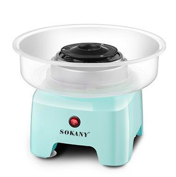 Апарат для приготування солодкої вати Sokany SK-520 м'ятний настільний