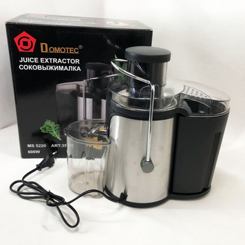 Соковитискач Domotec MS-5220 електричний / швидкостей 2 / 600W