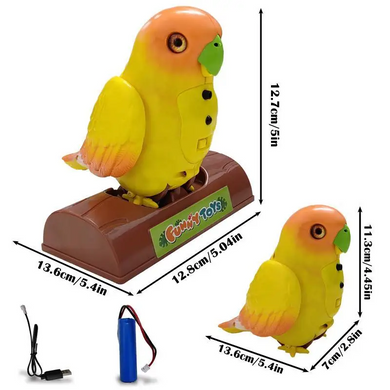 Інтерактивна іграшка-повторюшка папуга Funny Parrot TT8005
