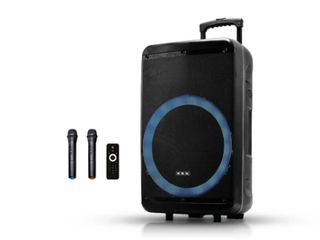 Акустическая переносная колонка ZXX-7878 90Вт 15" 72х42х35см USB/TWS/TF/SD/REC/LED/EQ/FM/BT/2MIC/ДК