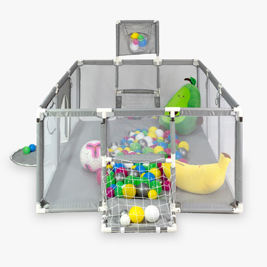 Манеж детский игровой GREY