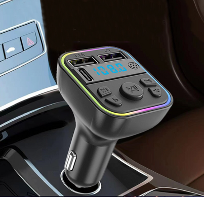 Модулятор FM,2 USB,1-Type C Car Fm player G39