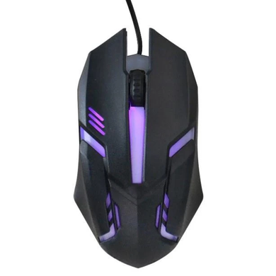 Провідна клавіатура для ПК з кольоровим RGB підсвічуванням + миша UKC HK-6300TZ