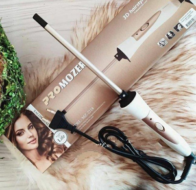 Плойка Для Волос Афрокудрі Pro Mozer Mz-2218 9Мм Афроплойка Афро Кудрі Без Затиску