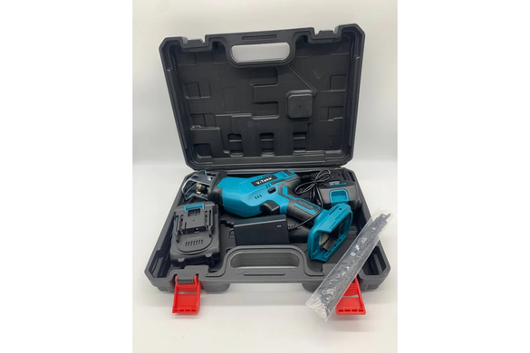 Портативна акумуляторна шабельна пилка лобзик 48V 2АКБ BLUE