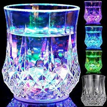 Склянка SUNROZ Inductive RainBow Color Cup з LED підсвічуванням для напоїв 200 мл